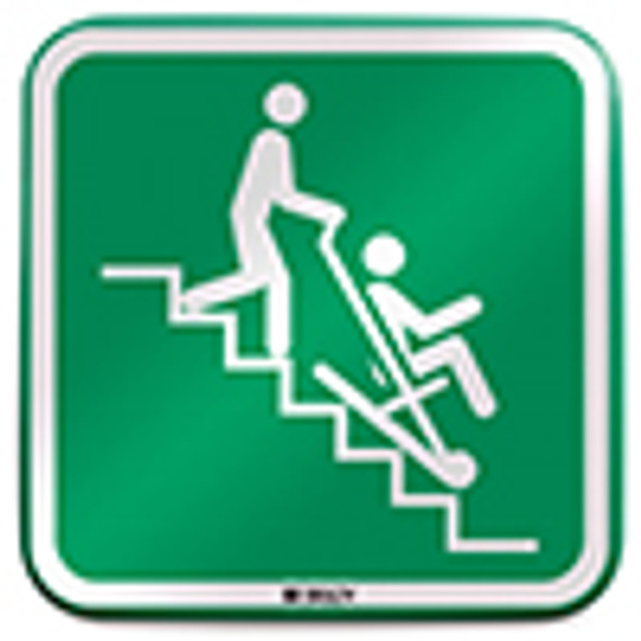ISO Safety Sign - Evacuation chair