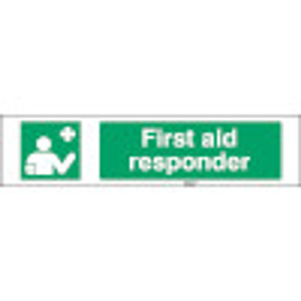 ISO Safety Sign - First aid responder