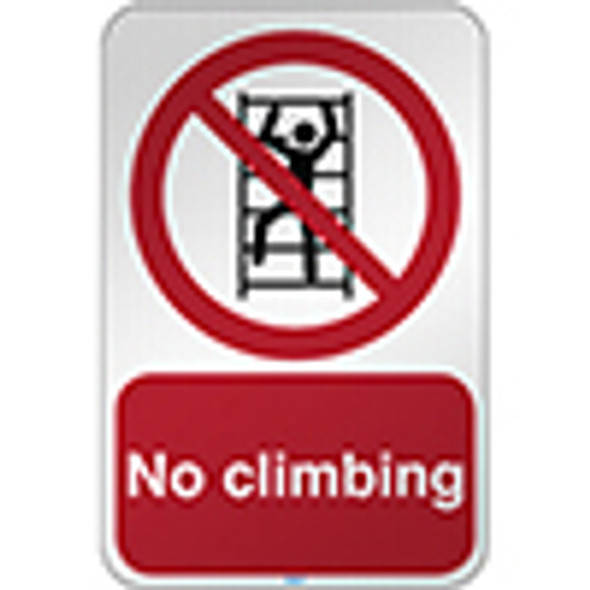 ISO Safety Sign - No climbing