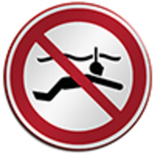 ISO Safety Sign - No snorkelling