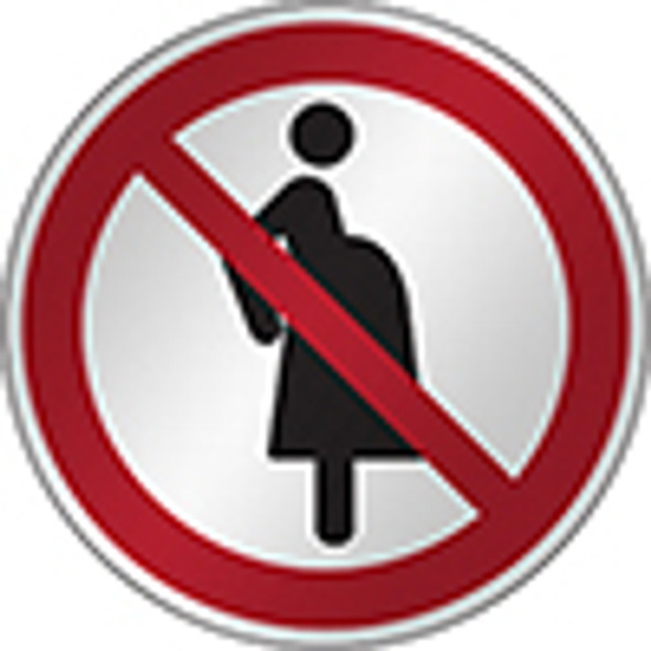 ISO Safety Sign - Not for pregnant women