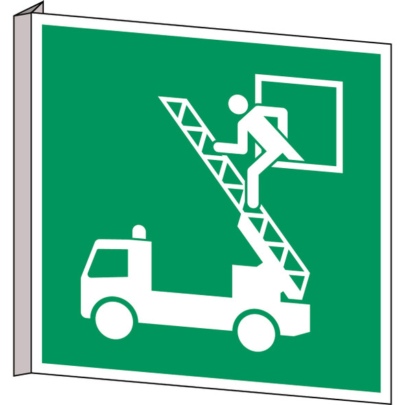 ISO Safety Sign - Rescue window