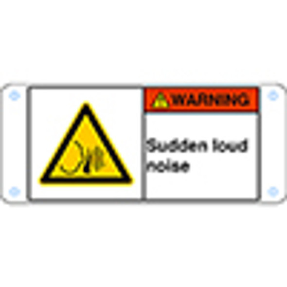 ISO Safety Sign - Sudden loud noise
