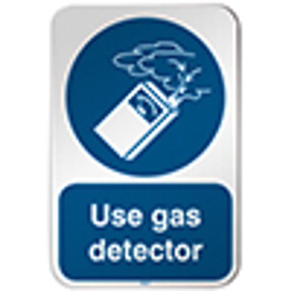 ISO Safety Sign - Use gas detector