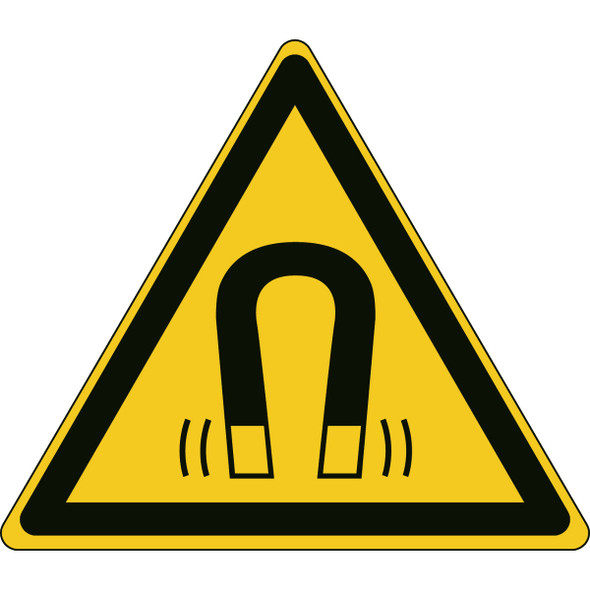 ISO Safety Sign - Warning: Magnetic field