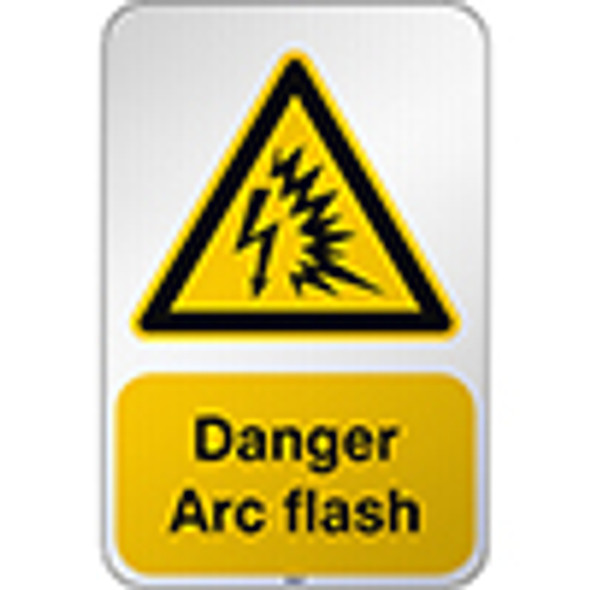 ISO Safety Sign - Warning; Arc flash