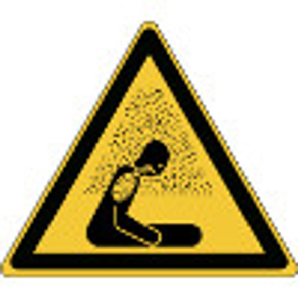 ISO Safety Sign - Warning; Asphyxiating atmosphere