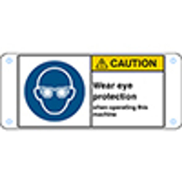 ISO Safety Sign - Wear eye protection