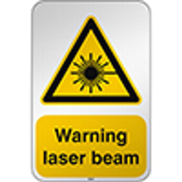 ISO Safety Sign Warning laser beam