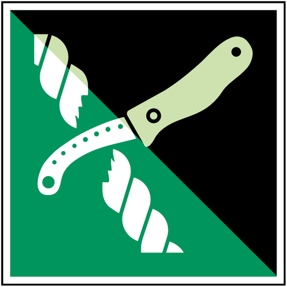 Liferaft knife - ISO 7010