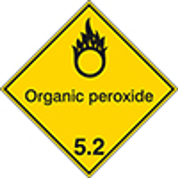 Maritime Transport Sign - IMDG 5B - Organic peroxide - Organic peroxide 5.2