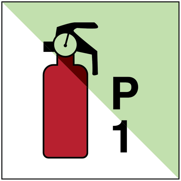 Portable fire extinguisher P1 - IMO