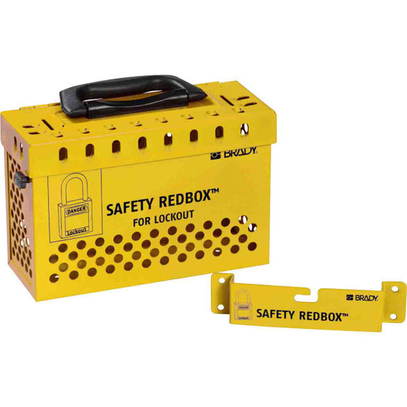 Safety Redbox Group Lockout Box - Yellow