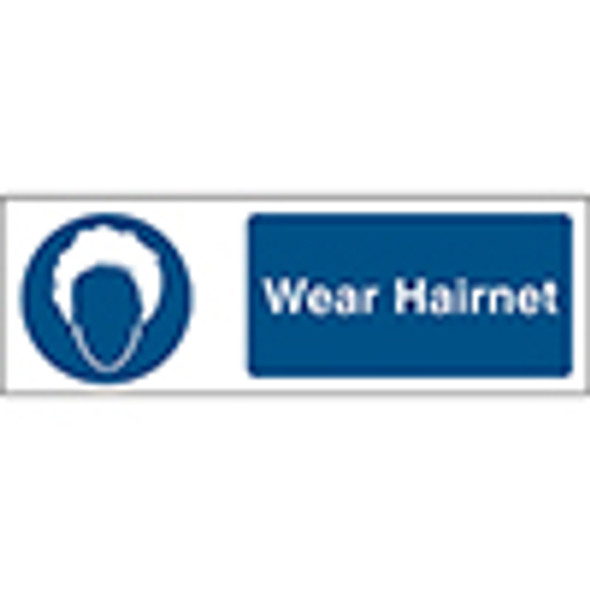 Safety Sign - Wear Hairnet