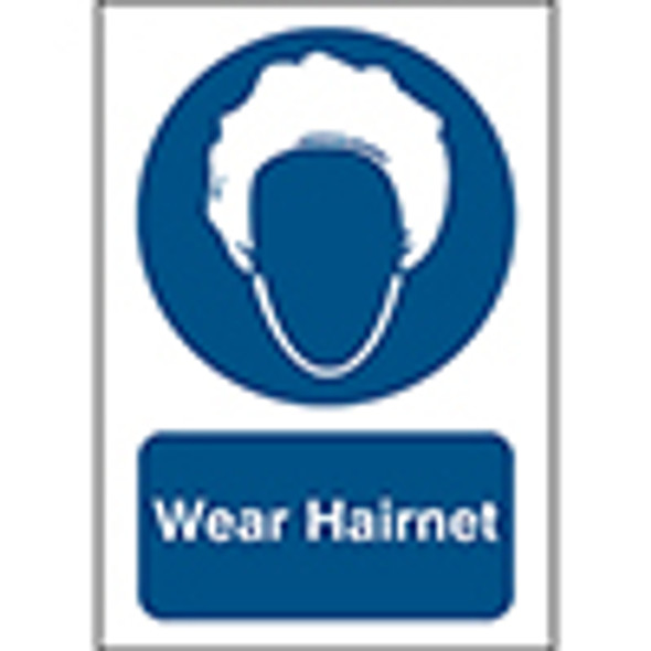 Safety Sign - Wear Hairnet