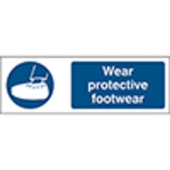 Safety Sign - Wear protective footwear