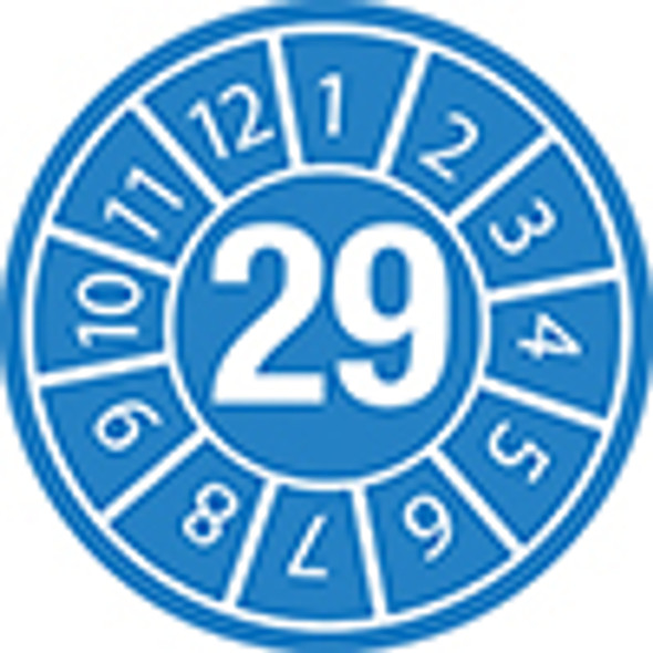 Tamper-evident Inspection Date Labels Year 29