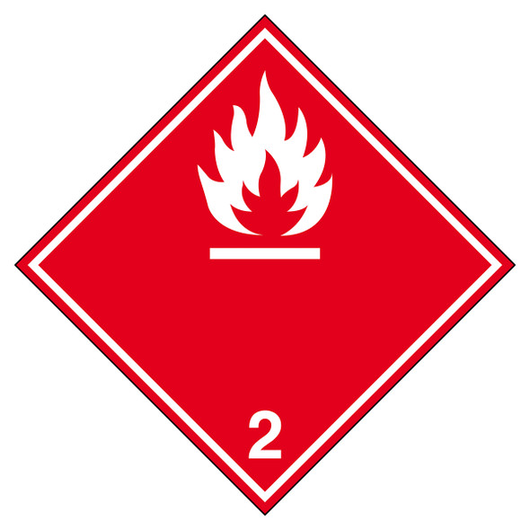 Transport Sign - ADR 2.1b - Flammable gas