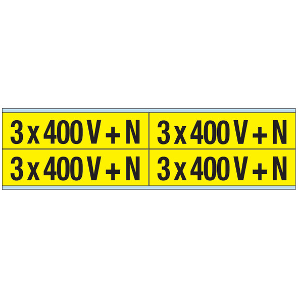 Warning Sign - 3 x 400 V + N