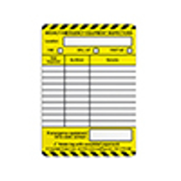 Weekly Emergency Inspection Insert