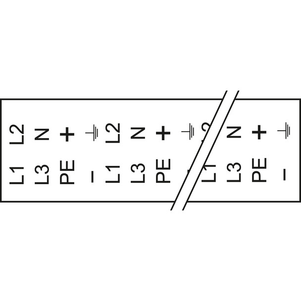 Conduit & Voltage Markers - L1, L2, L3, PE,+,-,"Earth"