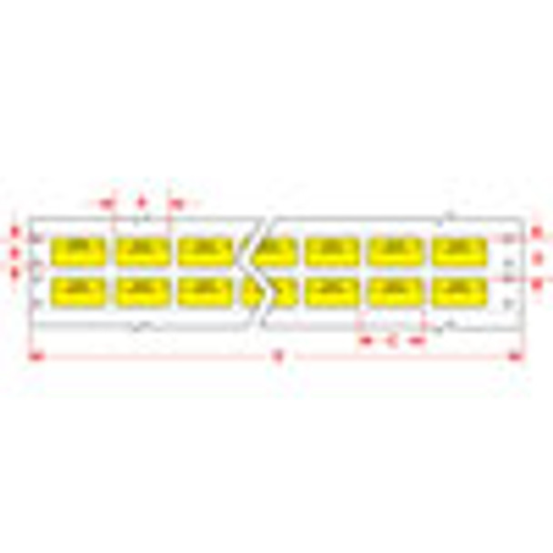 DaTab Dot Matrix Printable Labels