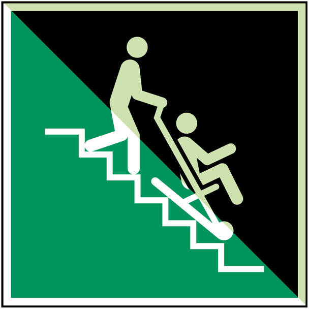 Evacuation chair - ISO 7010