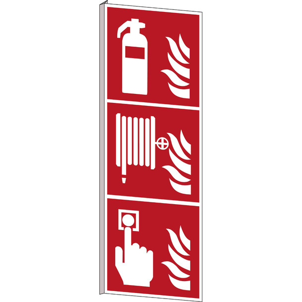 Fire extinguisher, Fire hose reel & Fire alarm call point - ISO 7010