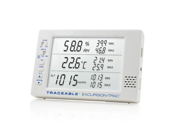 Traceable® Excursion-Trac™ Datalogging Thermohygrometer with Barometer