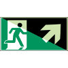 Glow-in-the-dark safety sign