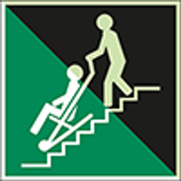 Glow-in-the-dark Safety Sign