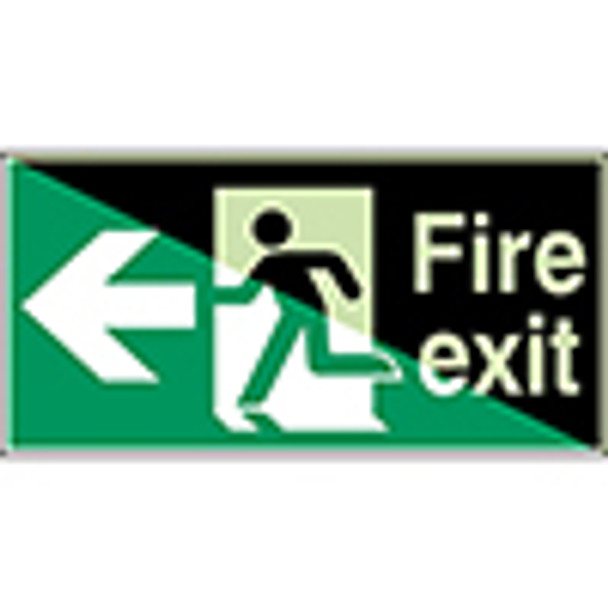 Glow-in-the-dark safety sign - Fire Exit