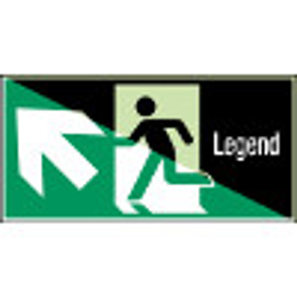 Glow-in-the-dark safety sign - Fire Exit