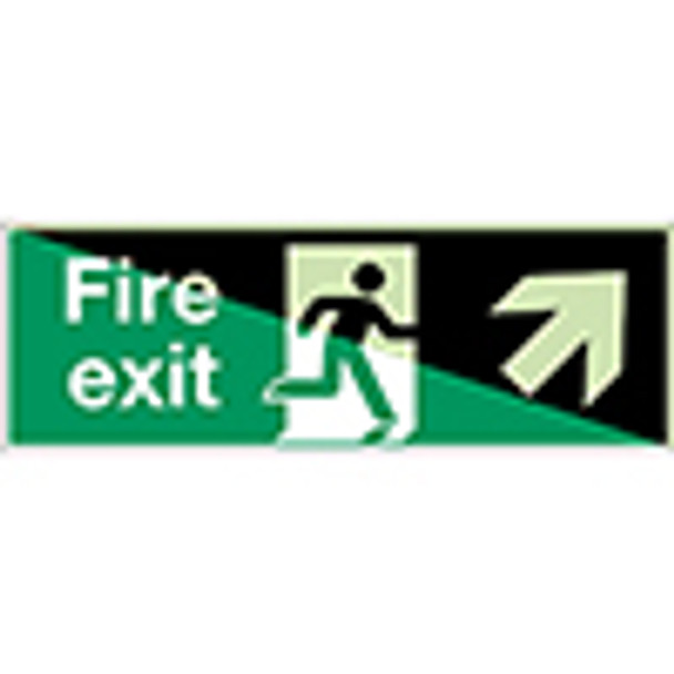 Glow-in-the-dark safety sign - Fire Exit