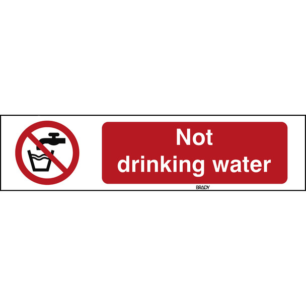 ISO 7010 Sign - Not drinking water - Not drinking water