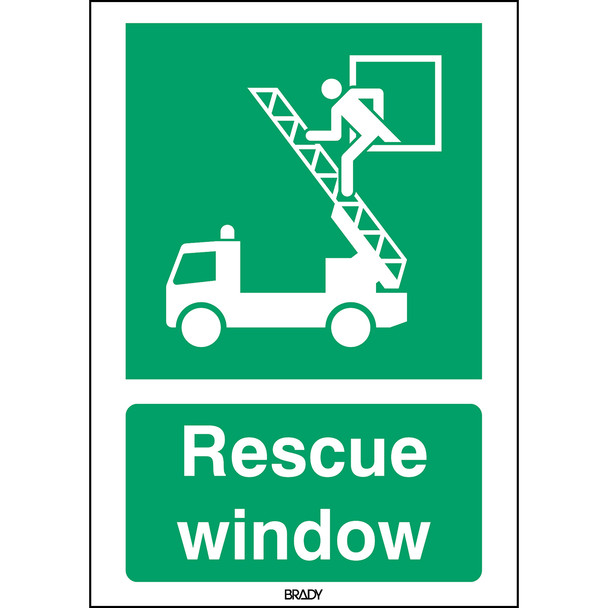 ISO 7010 Sign - Rescue window - Rescue window