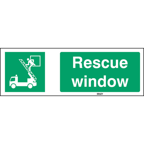 ISO 7010 Sign - Rescue window - Rescue window