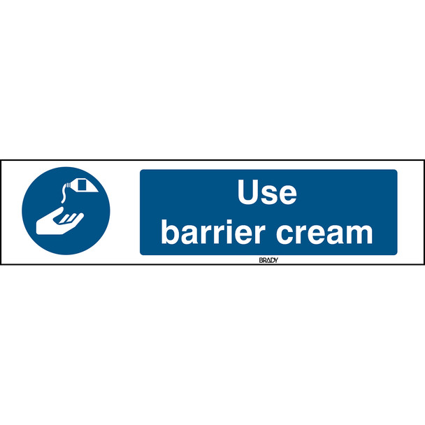 ISO 7010 Sign - Use barrier cream - Use barrier cream