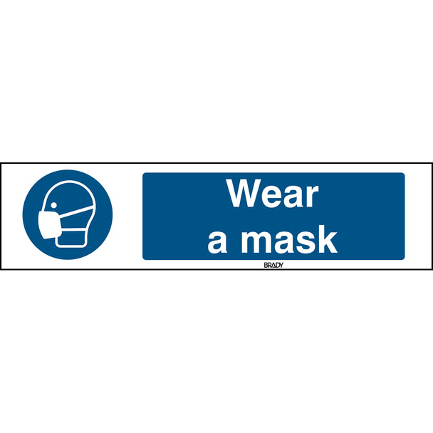 ISO 7010 Sign - Wear a mask - Wear a mask