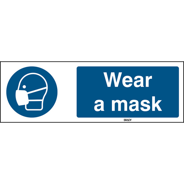 ISO 7010 Sign - Wear a mask - Wear a mask