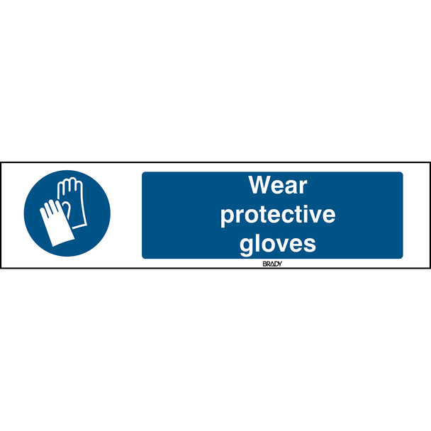 ISO 7010 Sign - Wear protective gloves - Wear protective gloves