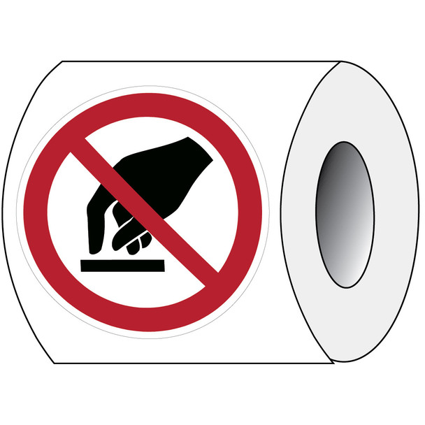 ISO Safety Sign - Do not touch