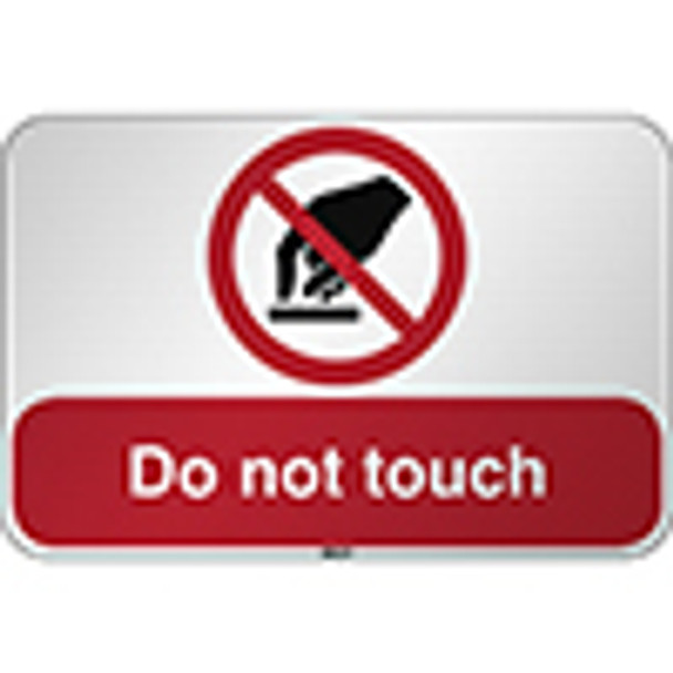 ISO Safety Sign - Do not touch