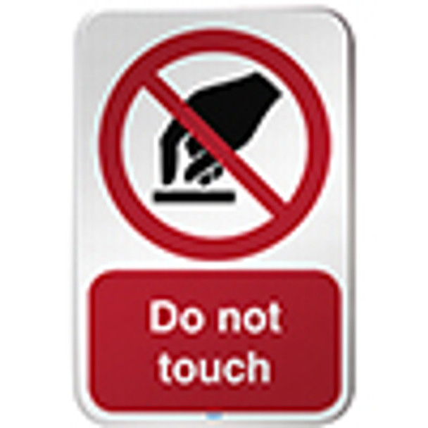 ISO Safety Sign - Do not touch