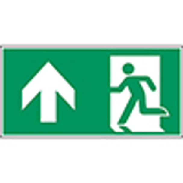 ISO Safety Sign - Emergency exit (left)