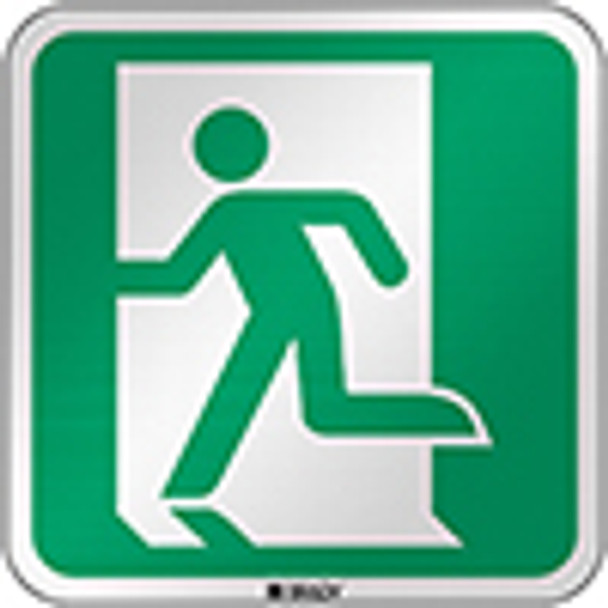 ISO Safety Sign - Emergency exit (left)