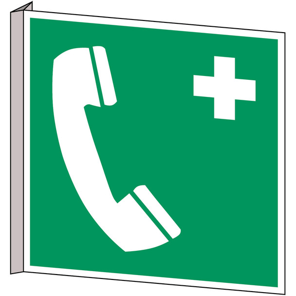 ISO Safety Sign - Emergency telephone