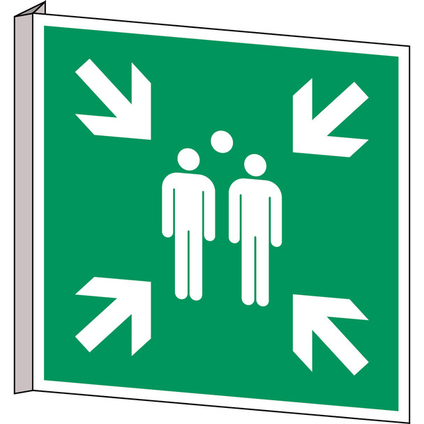 ISO Safety Sign - Evacuation assembly point