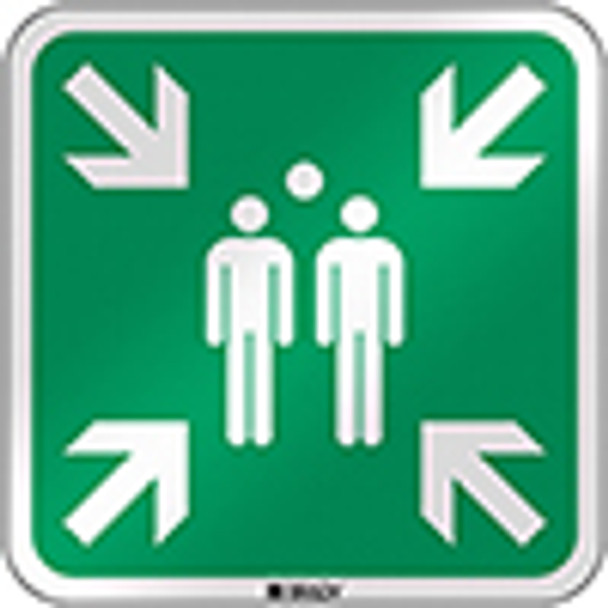 ISO Safety Sign - Evacuation assembly point