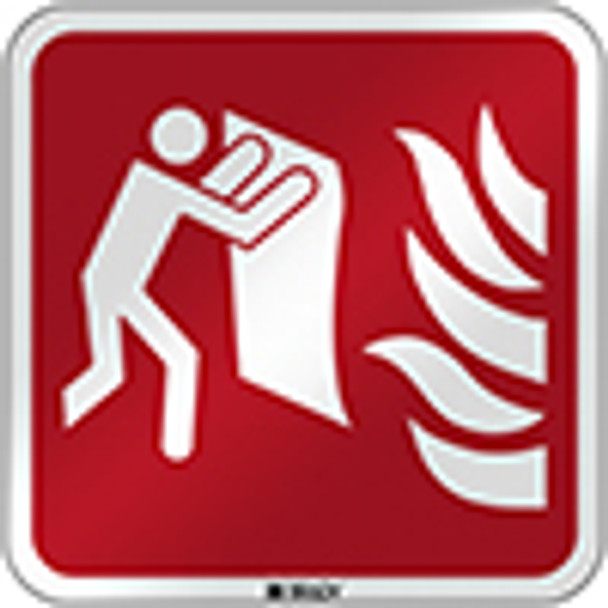 ISO Safety Sign - Fire blanket